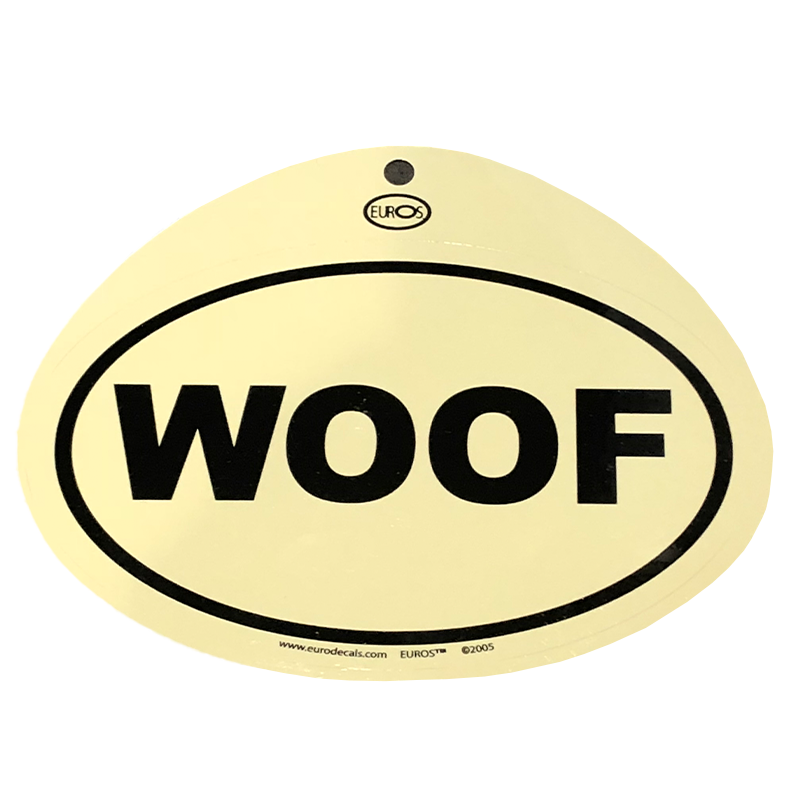 Decal, WOOF