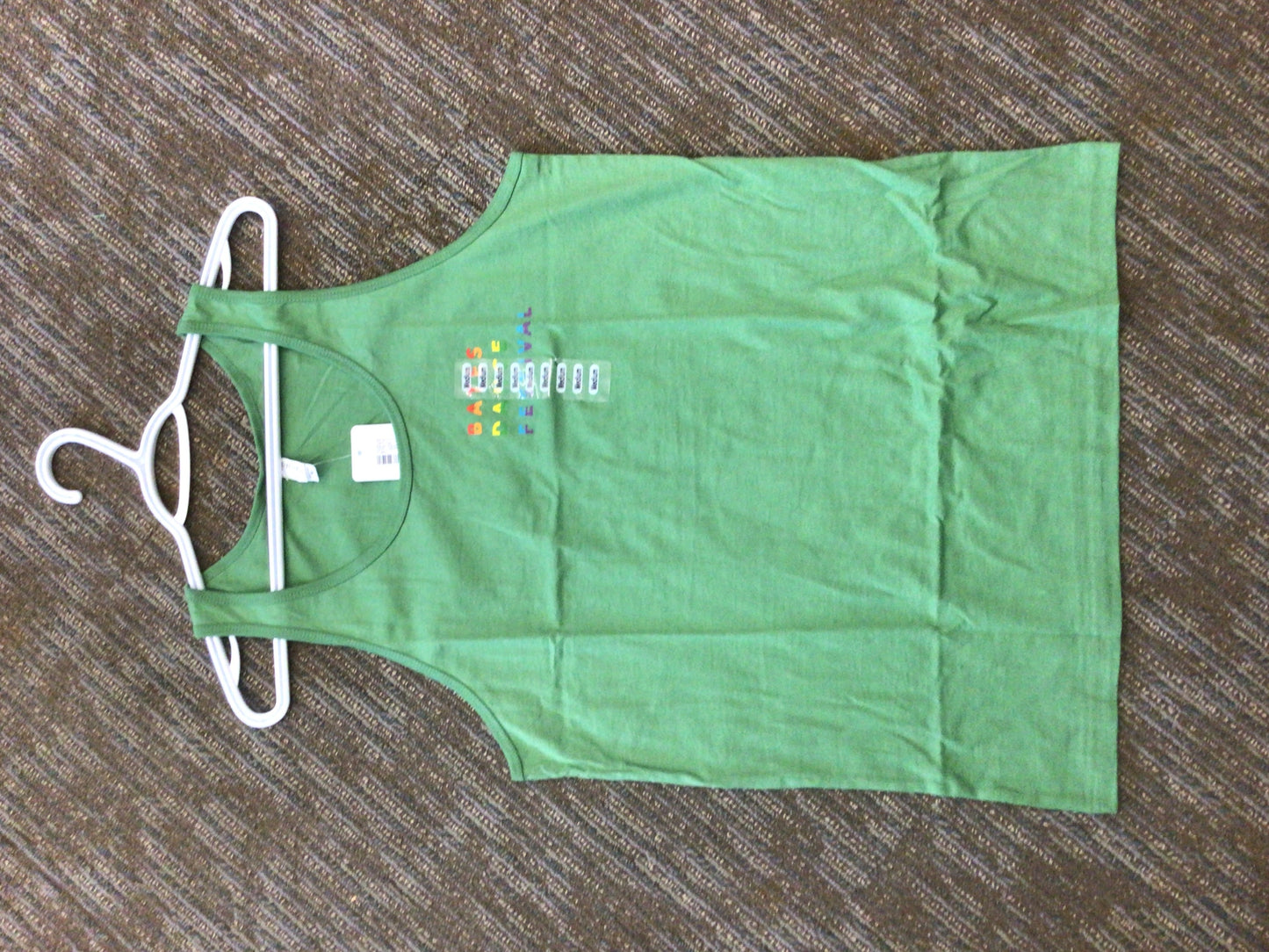 Bates Dance Festival Green Tank Rainbow Pride