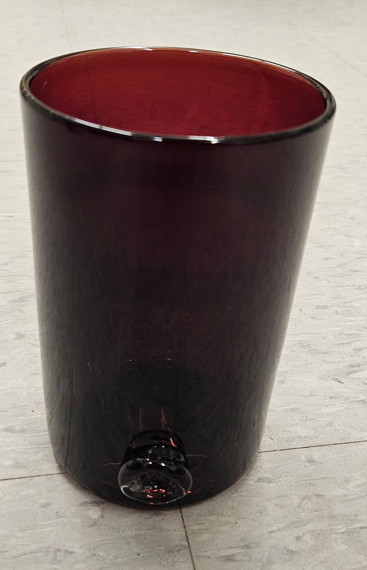Garnet Glass Cup