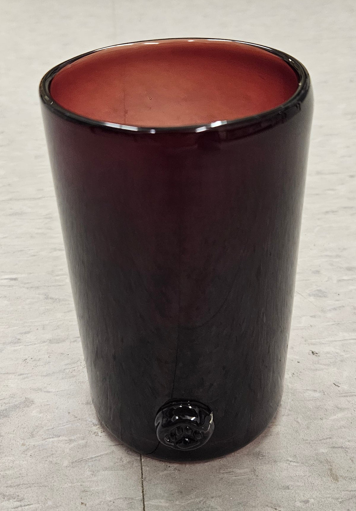 Garnet Glass Cup