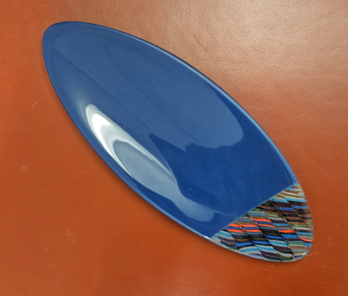 Blue Glass Plate