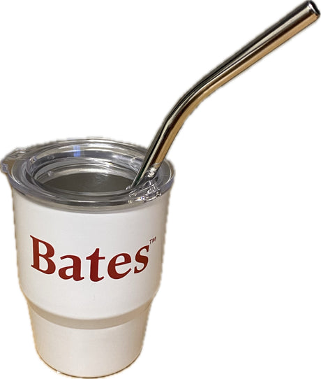 3 oz Tumbler Shot Glass with Straw Stainless