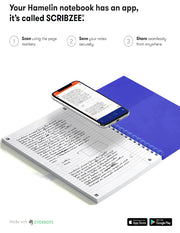 Notebooks, Hamelin, 1 Subject, Blue