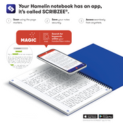 Notebooks, Hamelin, 1 Subject, Blue
