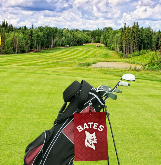 Premium Microfiber Bates Bobcats Golf Towel