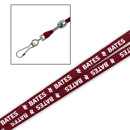 Lanyard with Digitally Woven BATES & Bobcat Icons