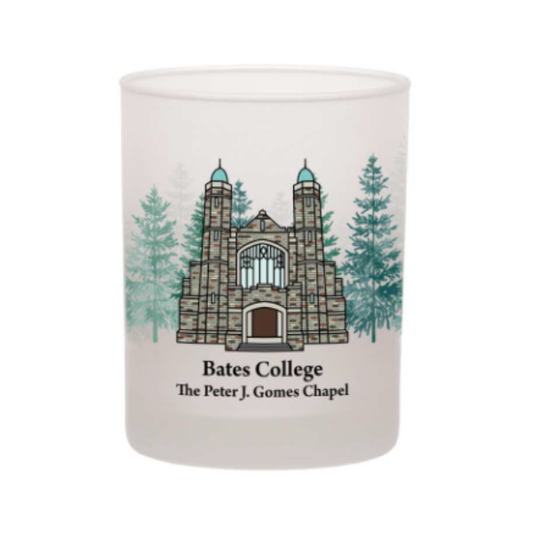 14 oz. Bates College Gomes Chapel Frosted Stained Glass