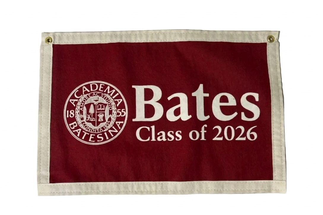 Bates College Class of 2026 banner with logo on a white background