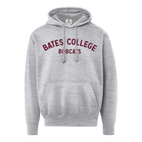 Grey Peace Fleece BATES COLLEGE BOBCATS Applique Sweatshirt