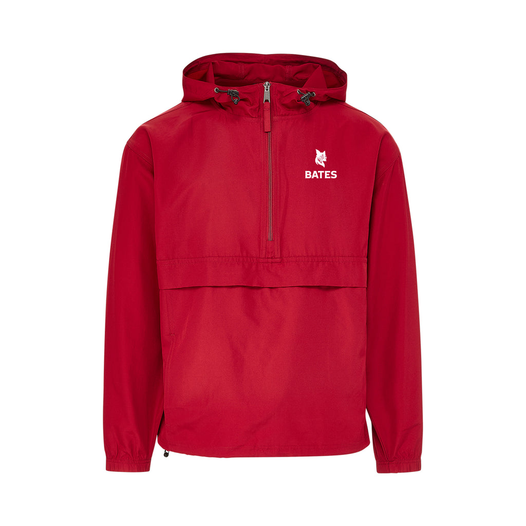 Crimson Bobcat logo over BATES Windbreaker Jacket from MV Sport
