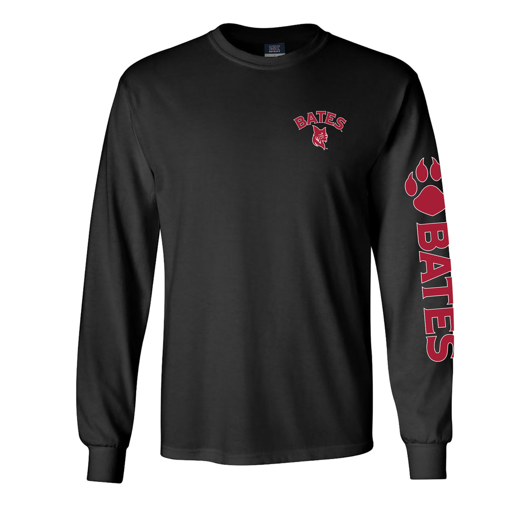 Classic Bobcat Icon Long-Sleeve Tee with Sleeve Print