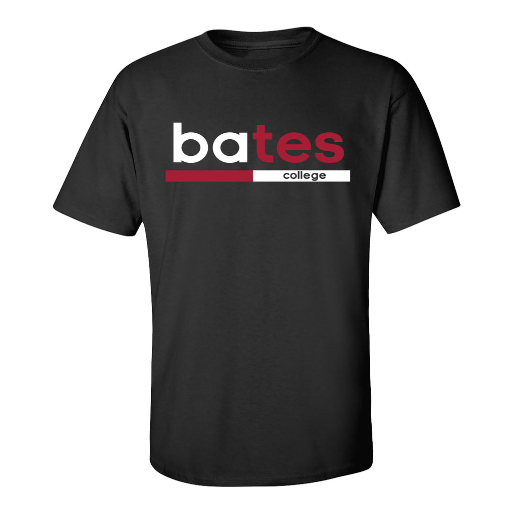 Retro Black "bates college" Tee
