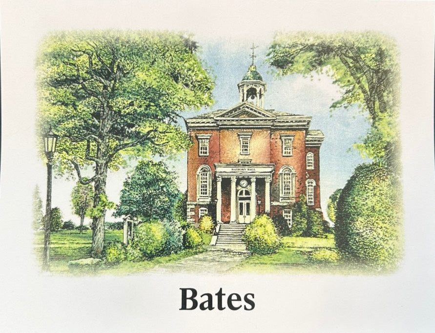 Hathorn Hall Watercolor Print Greeting Card