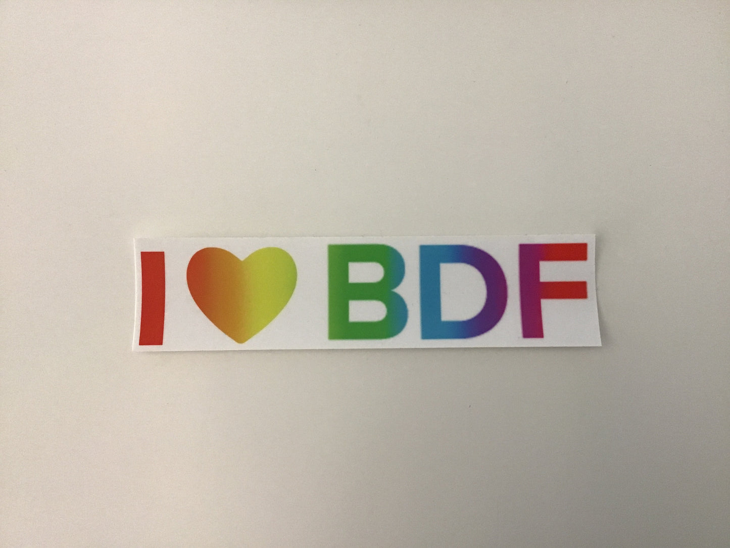 I ❤️ BDF Bumper Sticker