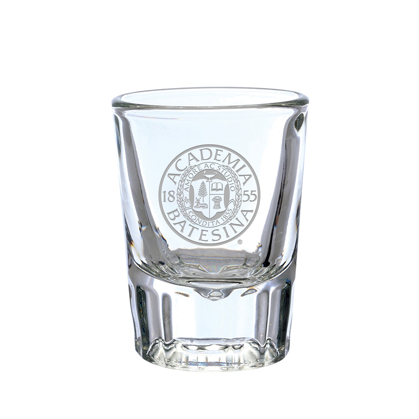 2 oz. Bates Academia Seal Shot Glass