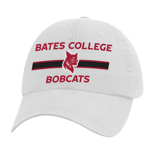 White BATES COLLEGE BOBCATS Cap from AHEAD