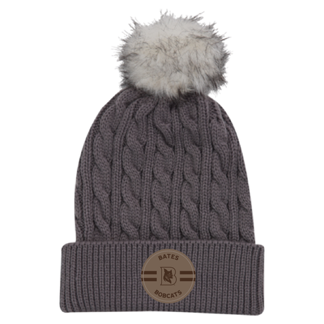 Slate Grey Knitted Beanie Hat from AHEAD