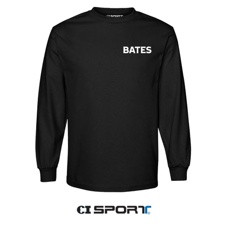 Black Long Sleeve BATES Tee from CI Sport