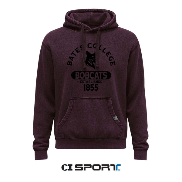 Deep Maroon Vintage Washed Hoodie