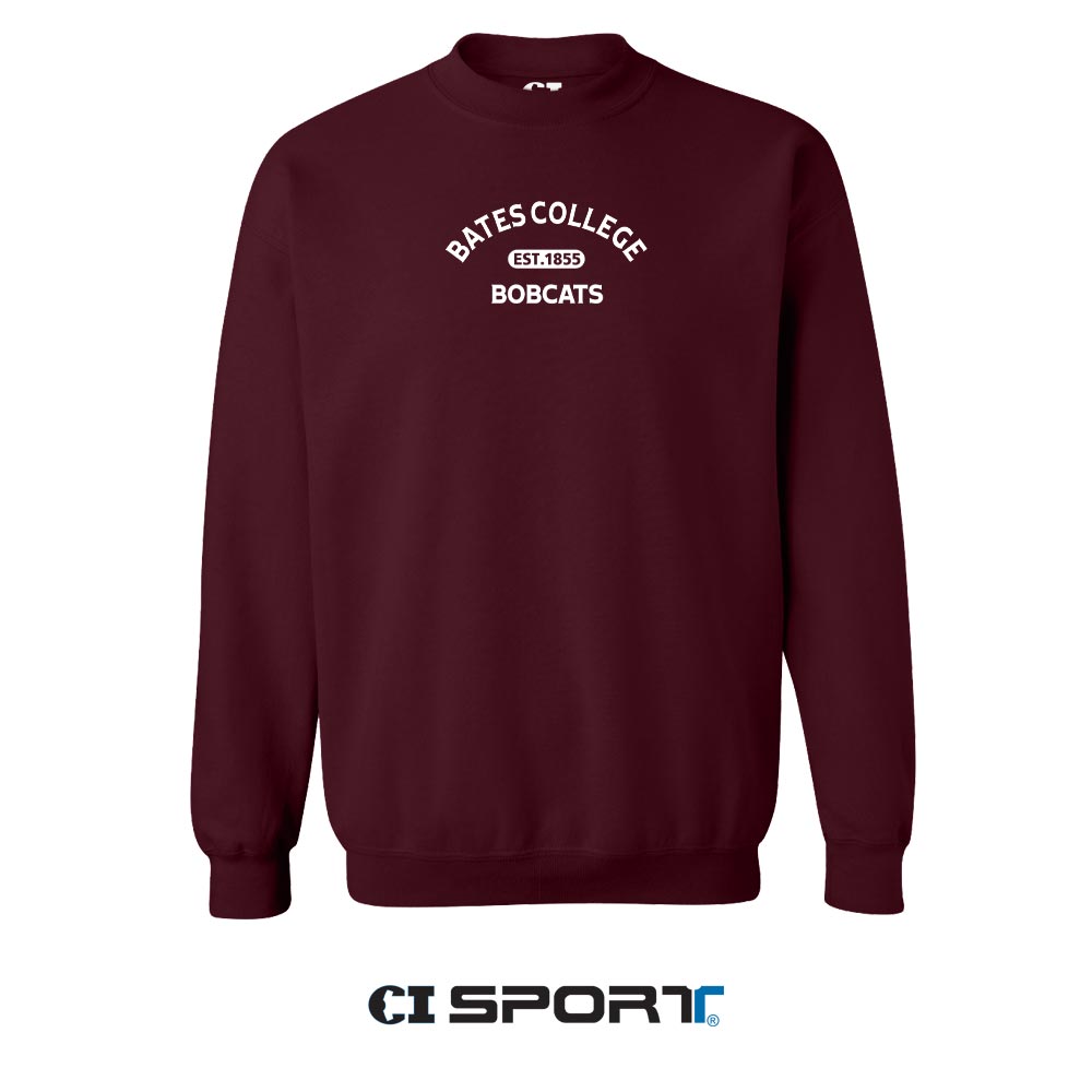 Bates College Caladesi Maroon Crewneck Sweatshirt