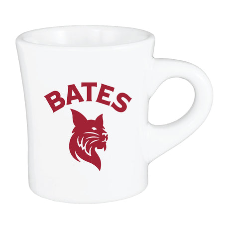 Mug with BATES arched over Bobcat