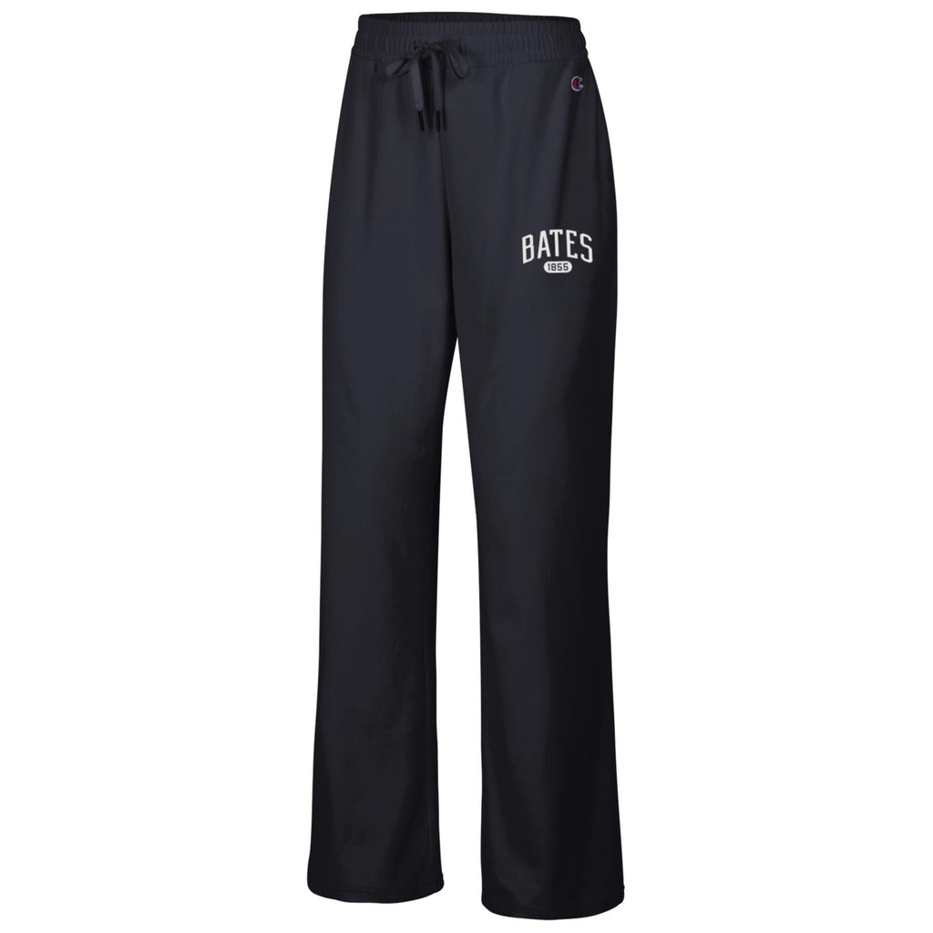 Women's Black Open Bottom Power Blend Sweatpants from Champion