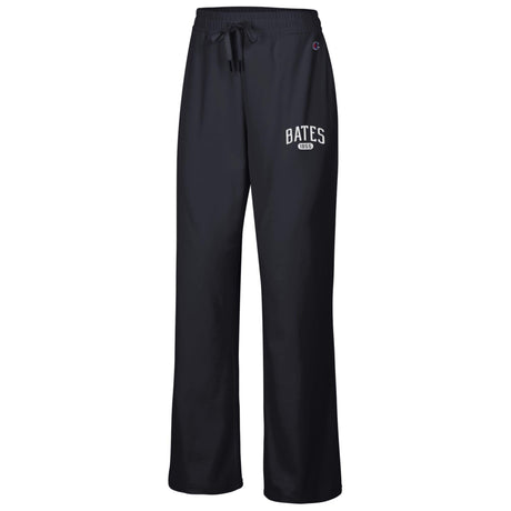 Women's Black Open Bottom Power Blend Sweatpants from Champion
