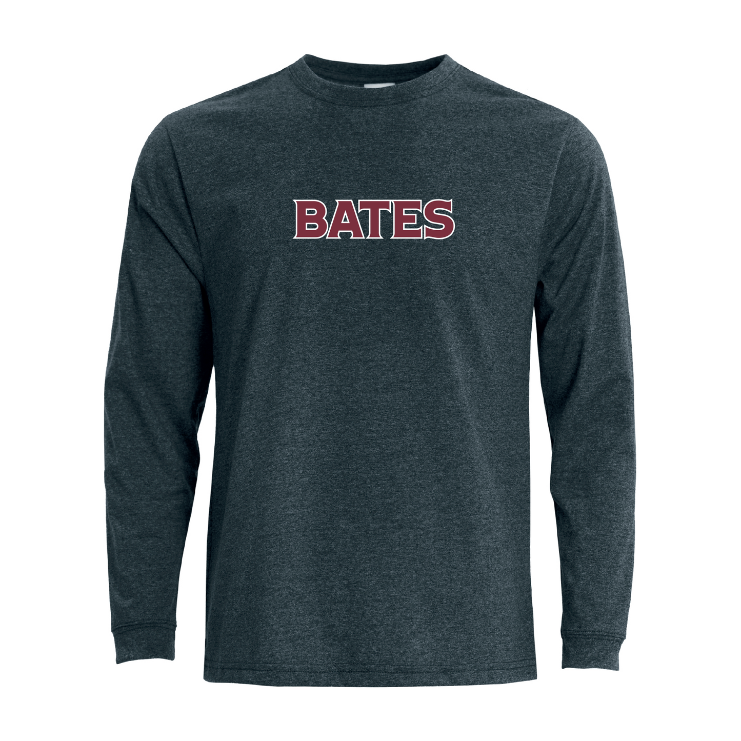 Charcoal BATES Eco Recovery Long Sleeve Tee from Boxercraft