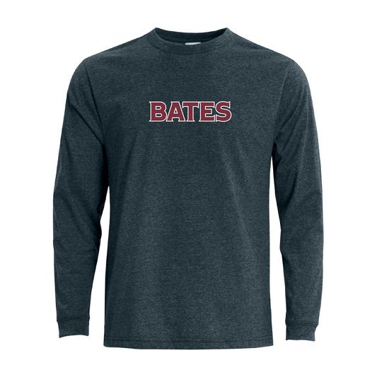 Charcoal BATES Eco Recovery Long Sleeve Tee from Boxercraft