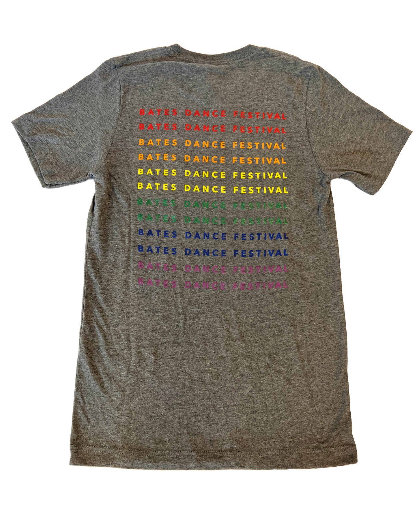Bates Dance Festival Charcoal Rainbow Tee