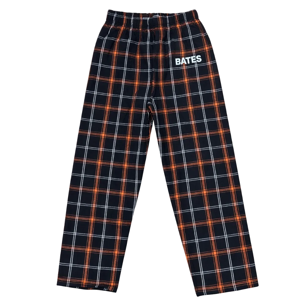 Black & Orange Harley Flannel Pant from Boxercraft