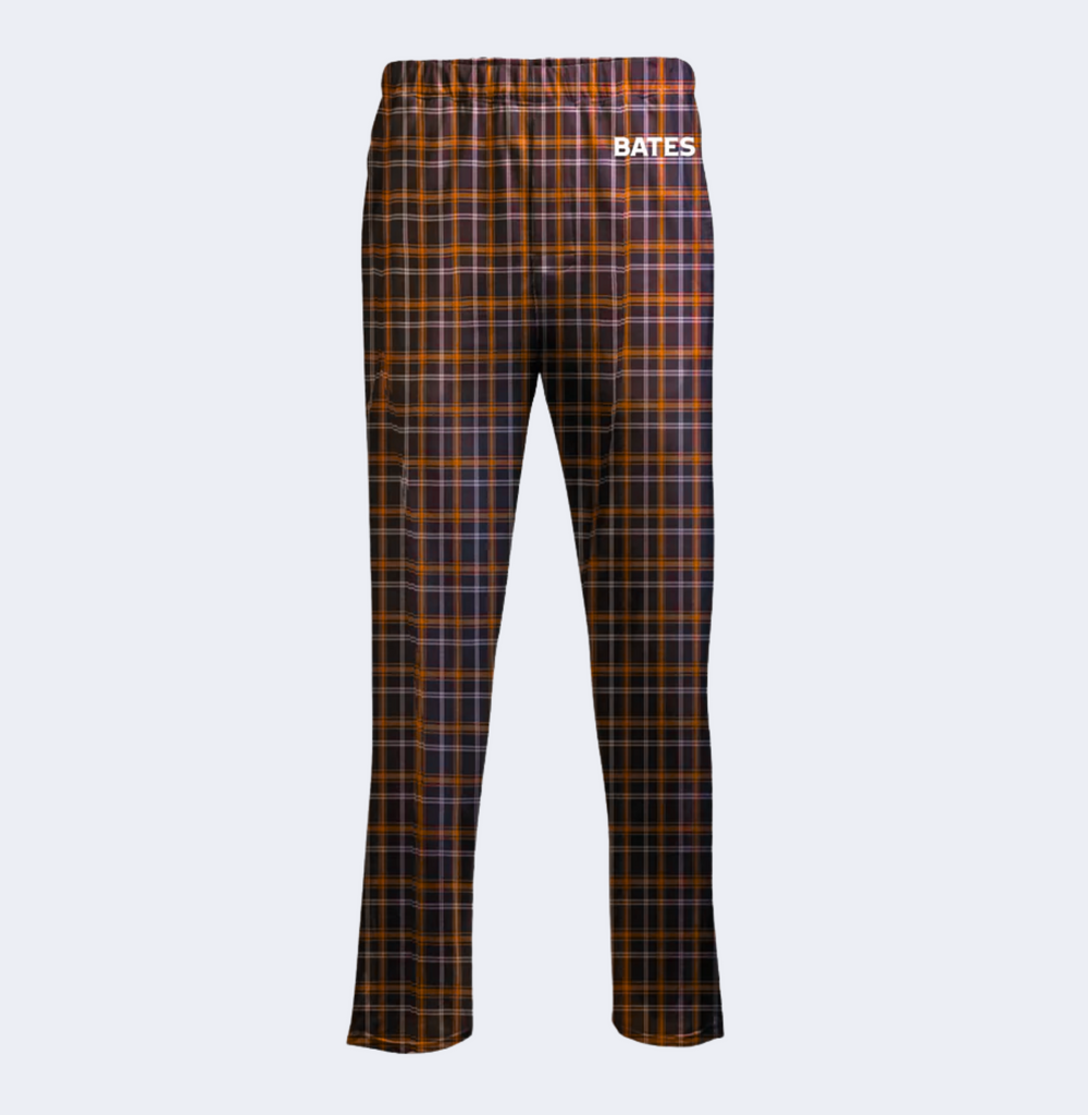 Black & Orange Harley Flannel Pant from Boxercraft