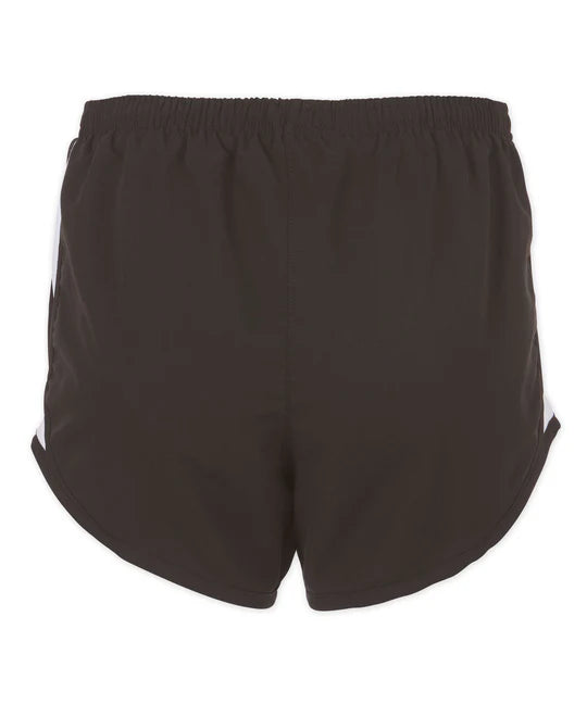 Women's Black & White Sport Short from Boxercraft