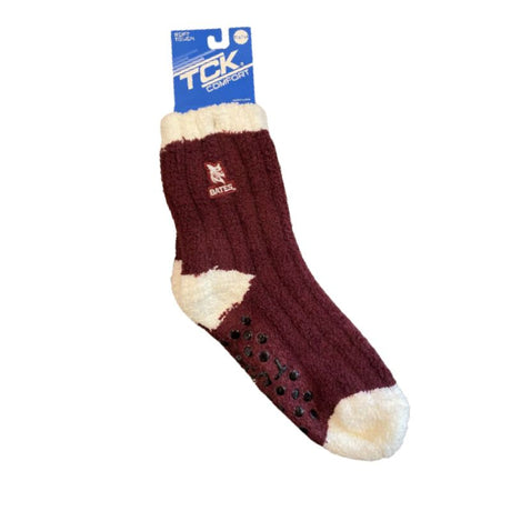 Fuzzy Socks with Bates over Bobcat