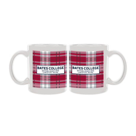 Bates 14oz Camper Café Mug with Flannel Design