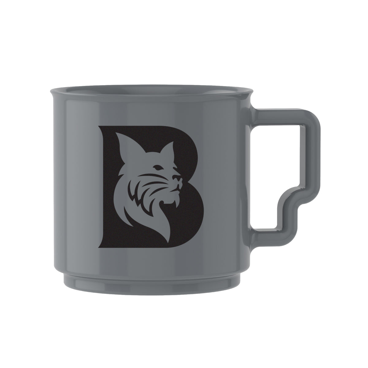 Bobcat B Cafe Mug - Storm Gray