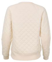 Women's Natural Quilted Cream Crew from Boxercraft