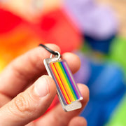 Crafty Queer Studio Rainbow Flag Necklace