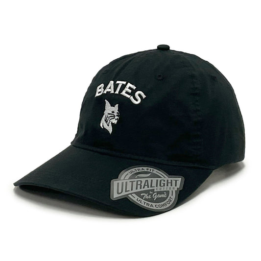Black BATES over Bobcat Embroidered Cap from The Game