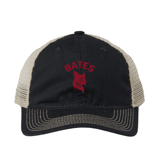Soft-Washed Black Trucker Cap