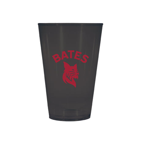 Pint Glass, Shatter Resistant with BATES and Bobcat Icon