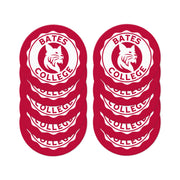 Coaster pack (10) with BATES COLLEGE and Bobcat Icon