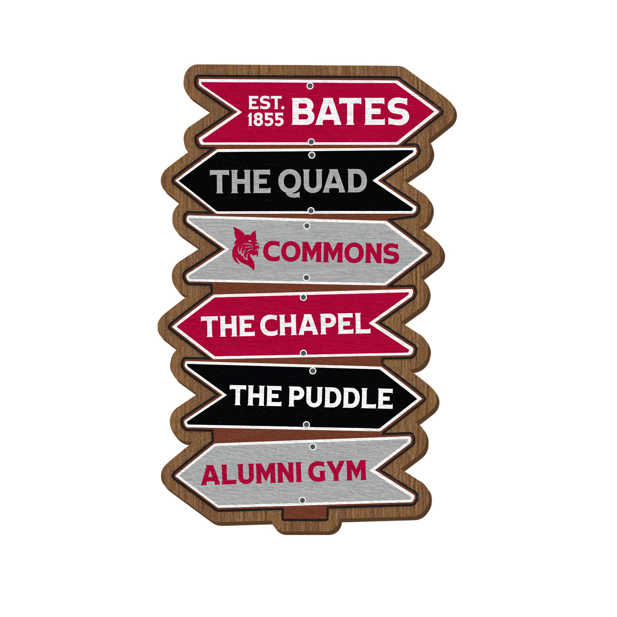 Bates College Signpost Magnet