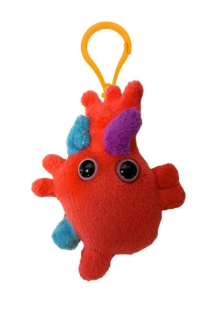 Heart Organ Keychain from Giant Microbes