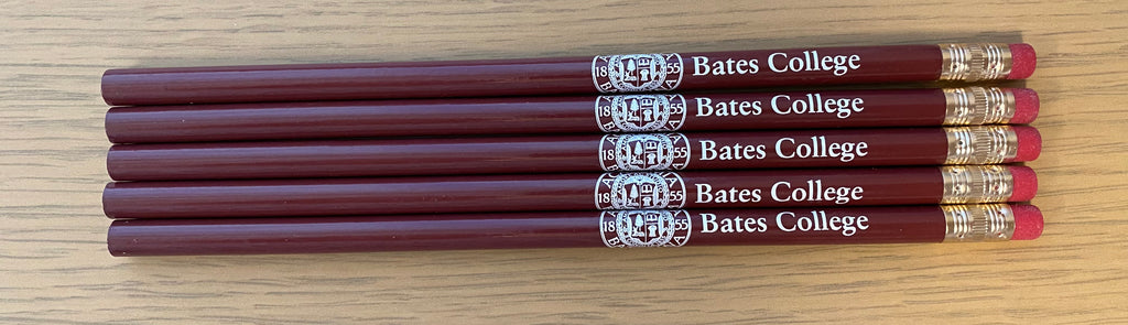 Pencil, Bates imprinted (Seal), maroon 5/PK