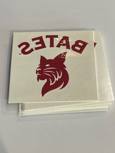 BATES over Bobcat Logo temporary body skin stickers