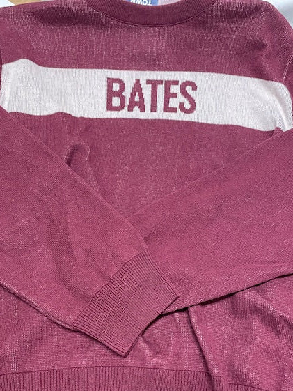 Maroon Knitted BATES Sweater from Town Pride