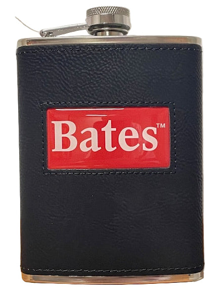 Stainless Steel Bates Canteen with Leatherette Wrap