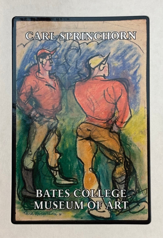 Carl Sprinchorn Sticker: Two Huntsmen (Seen at Crommet's), 1941