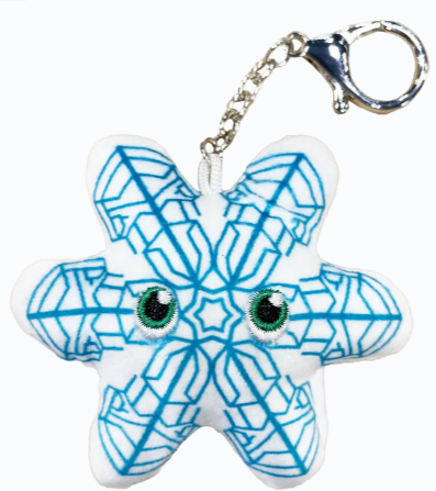 Snowflake, Sectored Plates Keychain from Thunderheads
